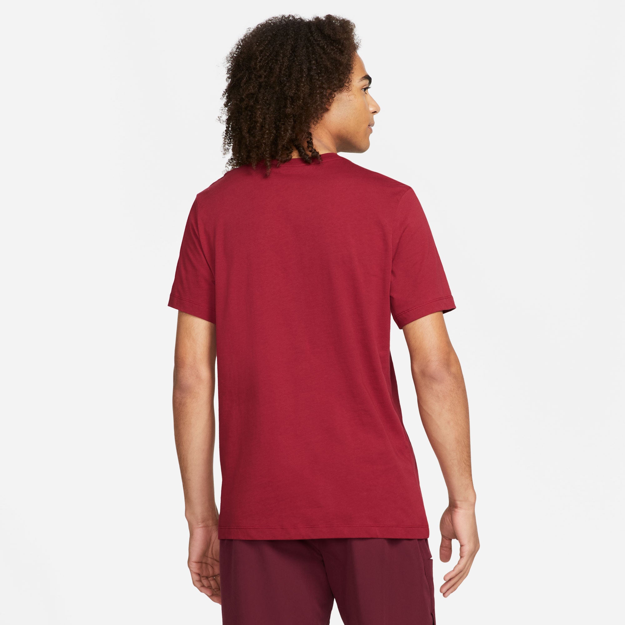 NikeCourt Men's Court Logo Tennis T-Shirt Red (2)