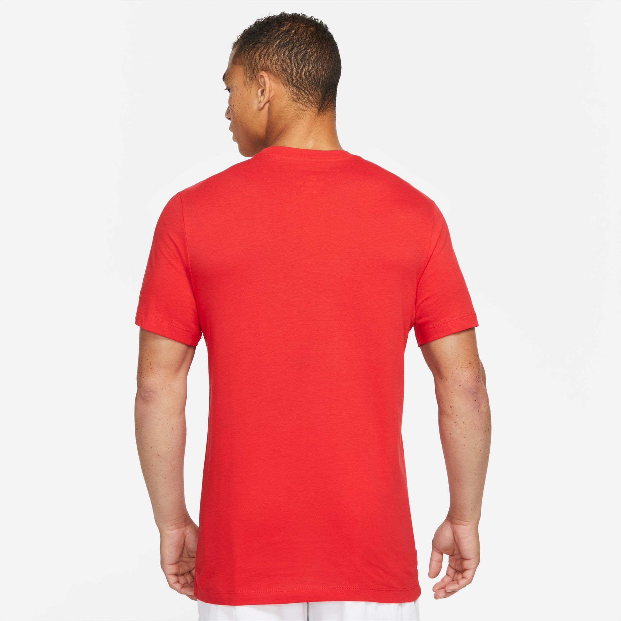 NikeCourt Men's Logo Tennis T-Shirt Red (2)