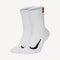 NikeCourt Multiplier Cushioned Tennis Crew Socks (2 Pairs) White (1)