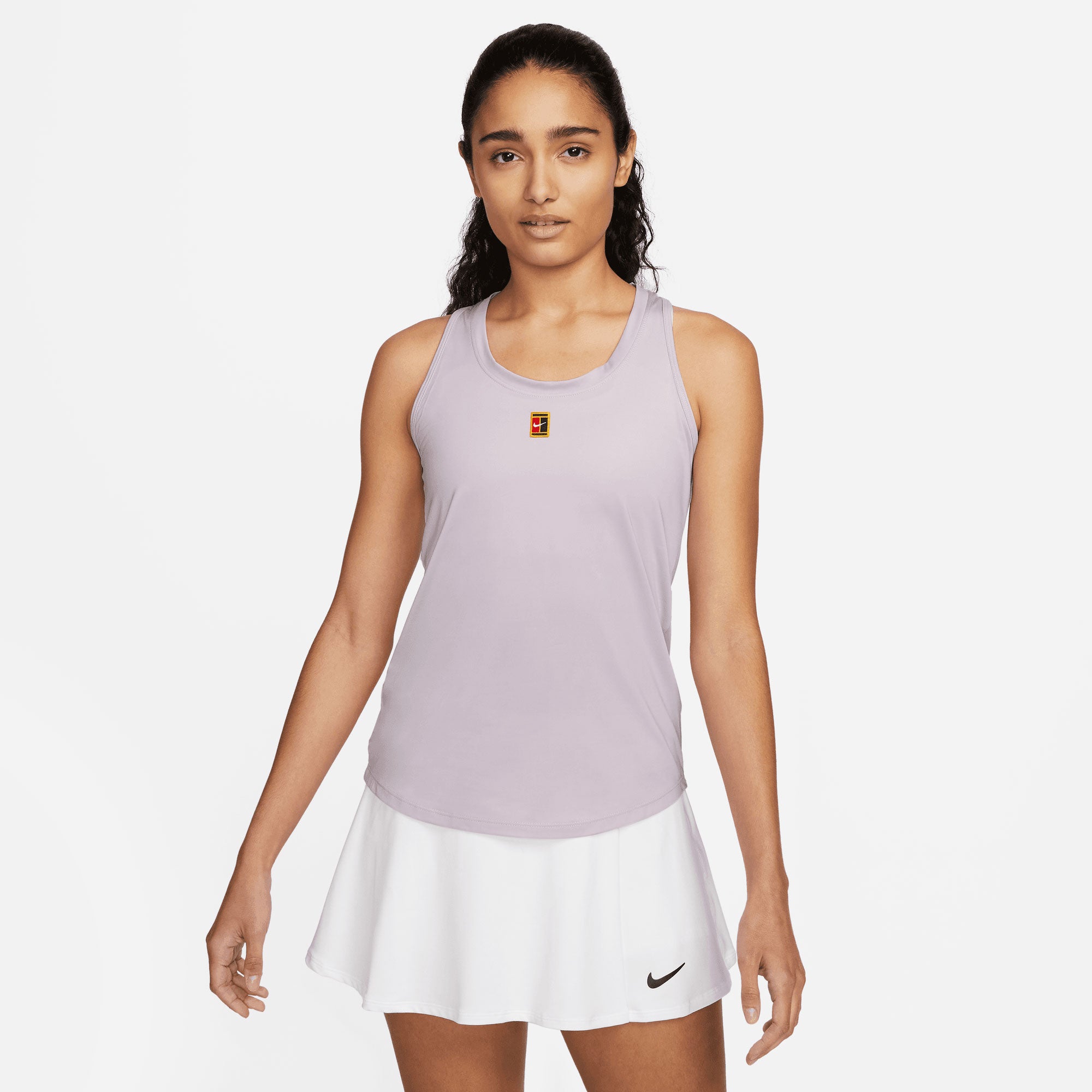 NikeCourt One Dri-FIT Women's Slim Tennis Tank Purple (1)