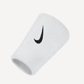 NikeCourt Premier Double-Wide Tennis Wristbands White (1)