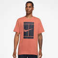 NikeCourt Seasonal Court Men's Tennis T-Shirt Orange (1)