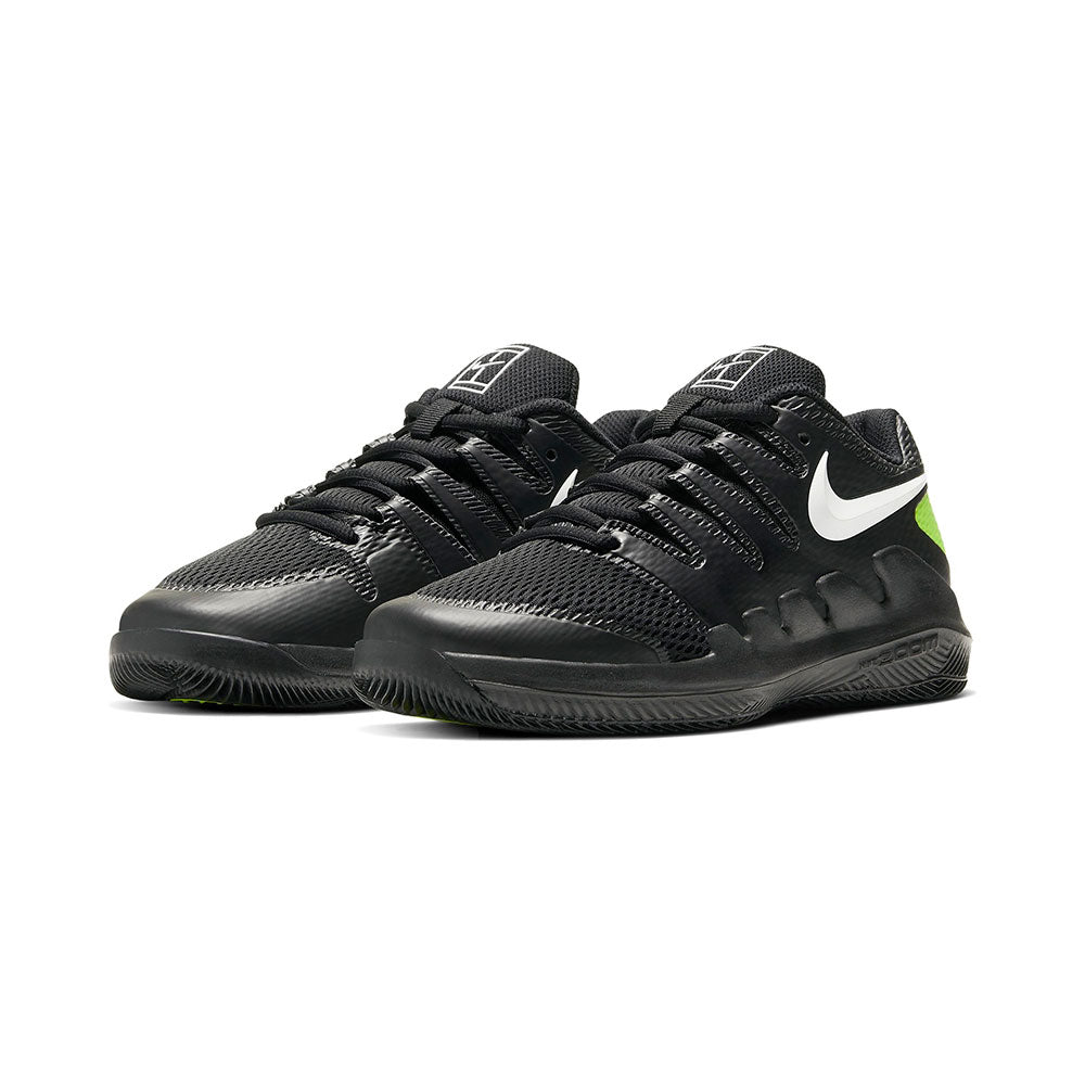 NikeCourt Vapor X Kids' Tennis Shoes Black (4)