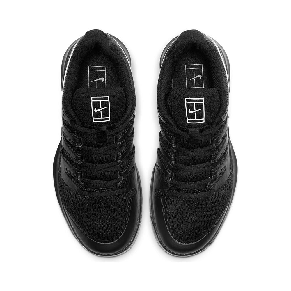 NikeCourt Vapor X Kids' Tennis Shoes Black (5)