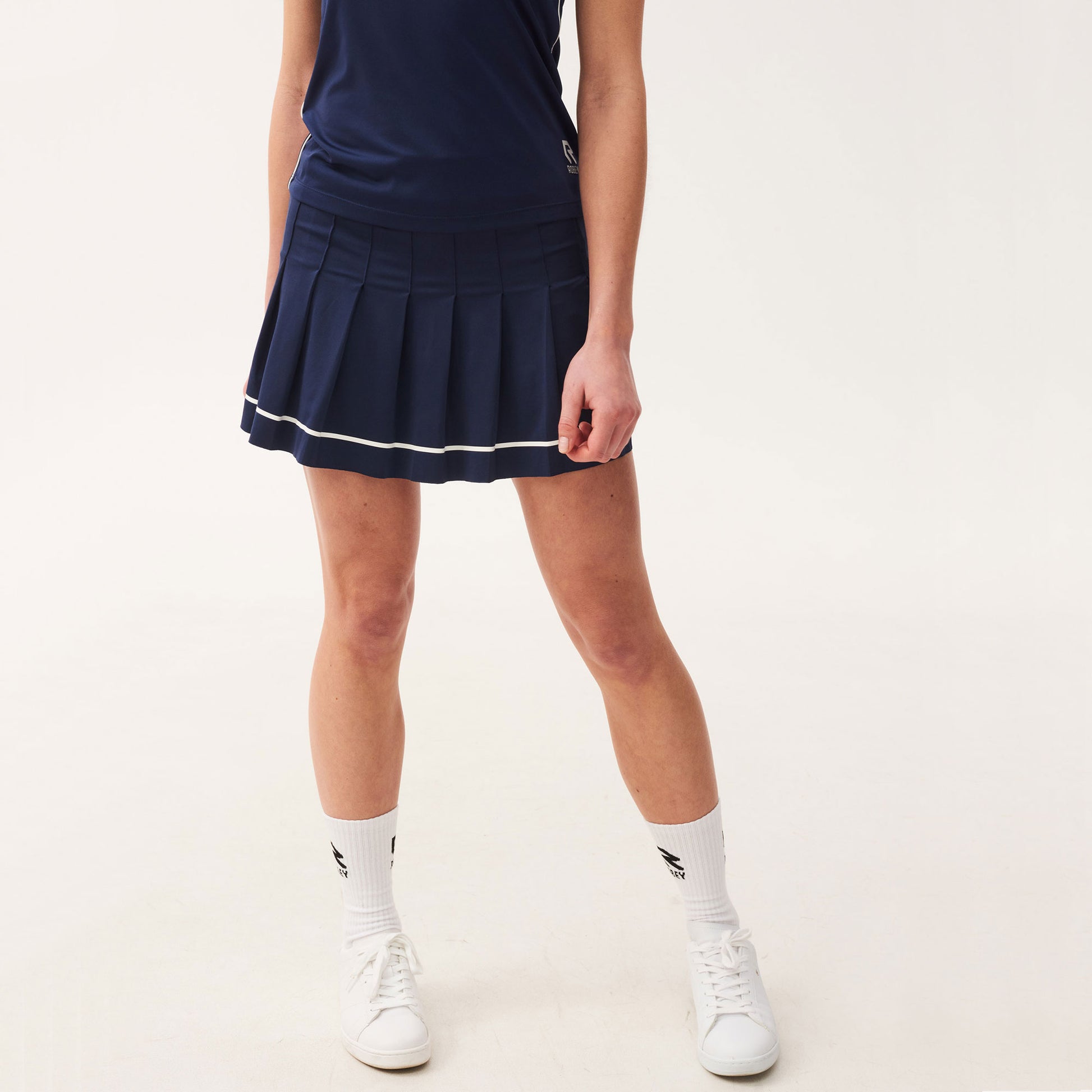 Robey Break Women's Pleated Tennis Skirt Dark Blue (2)