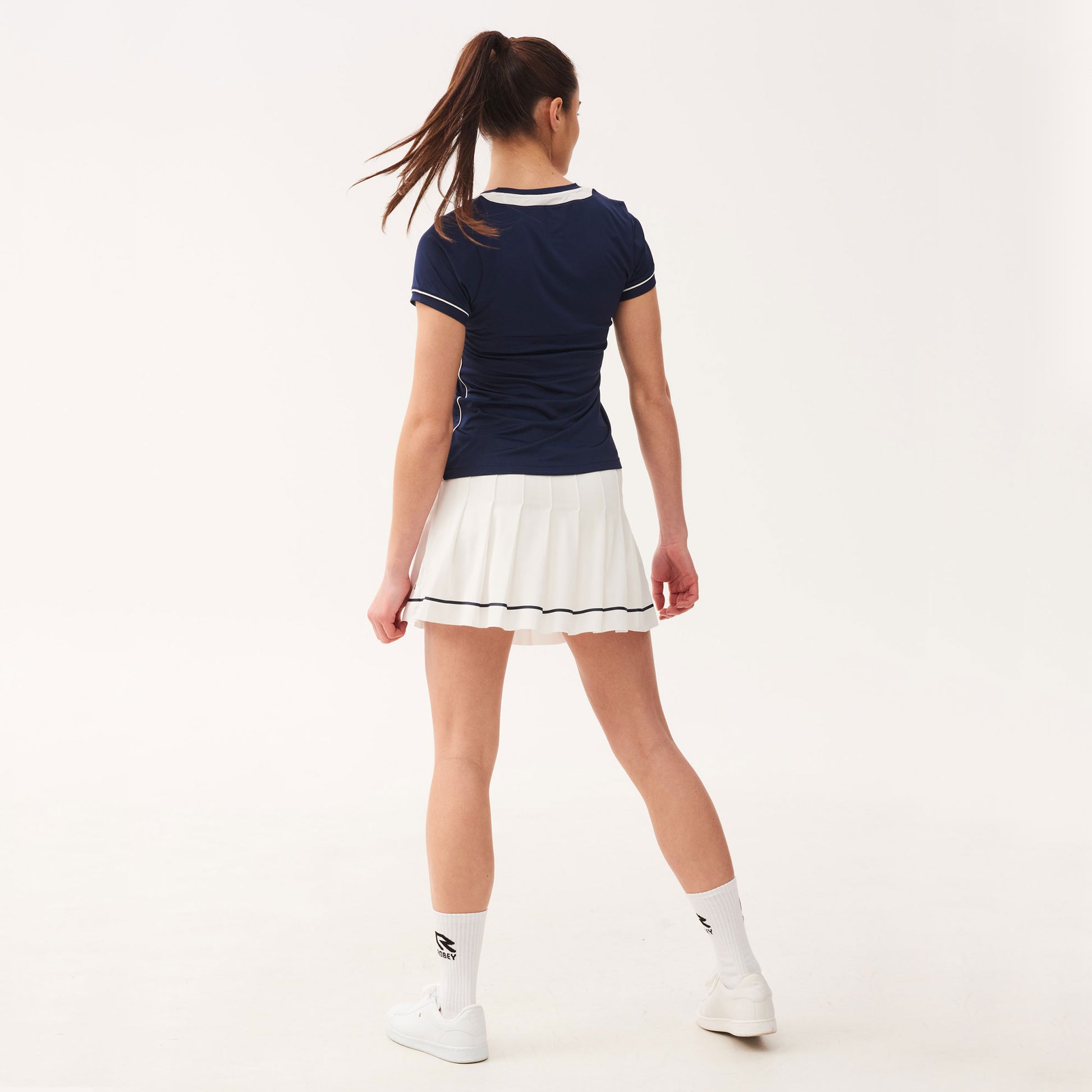 Robey Break Women's Pleated Tennis Skirt White (4)