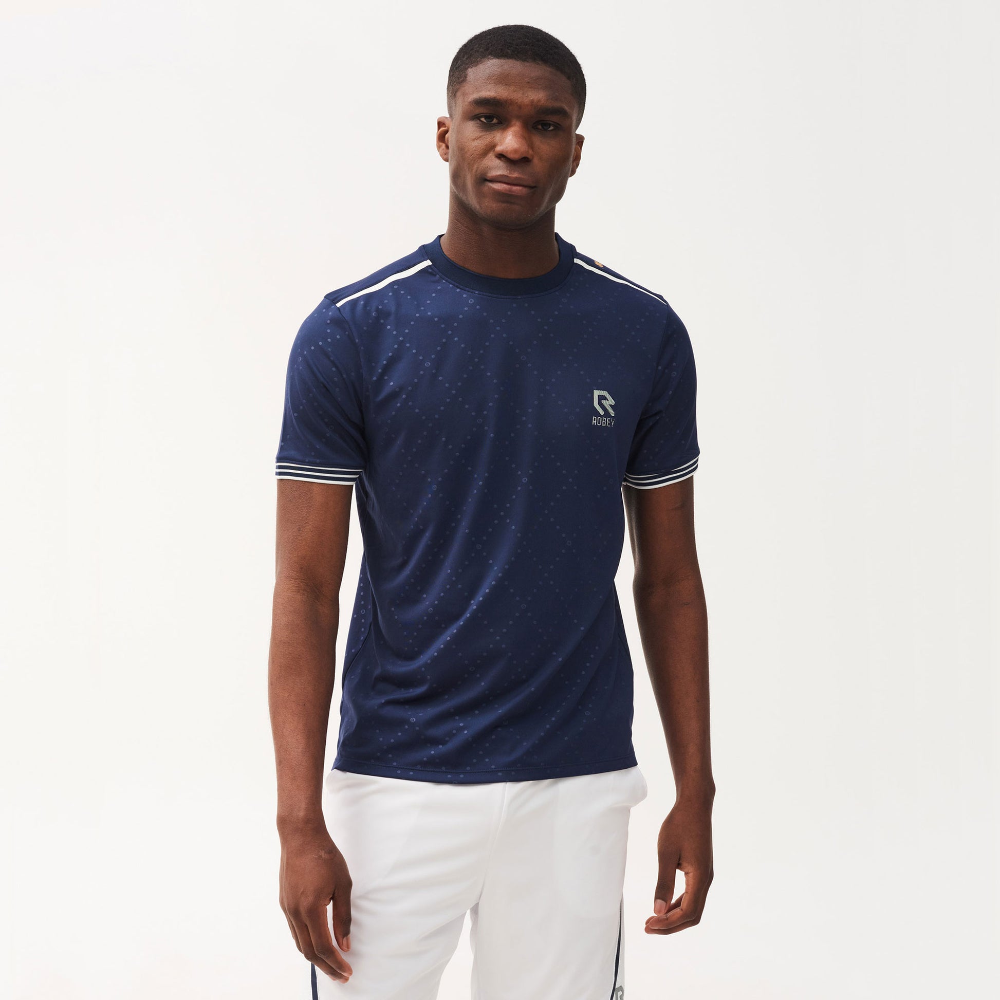 Robey Cross Men's Tennis Shirt Dark Blue (1)