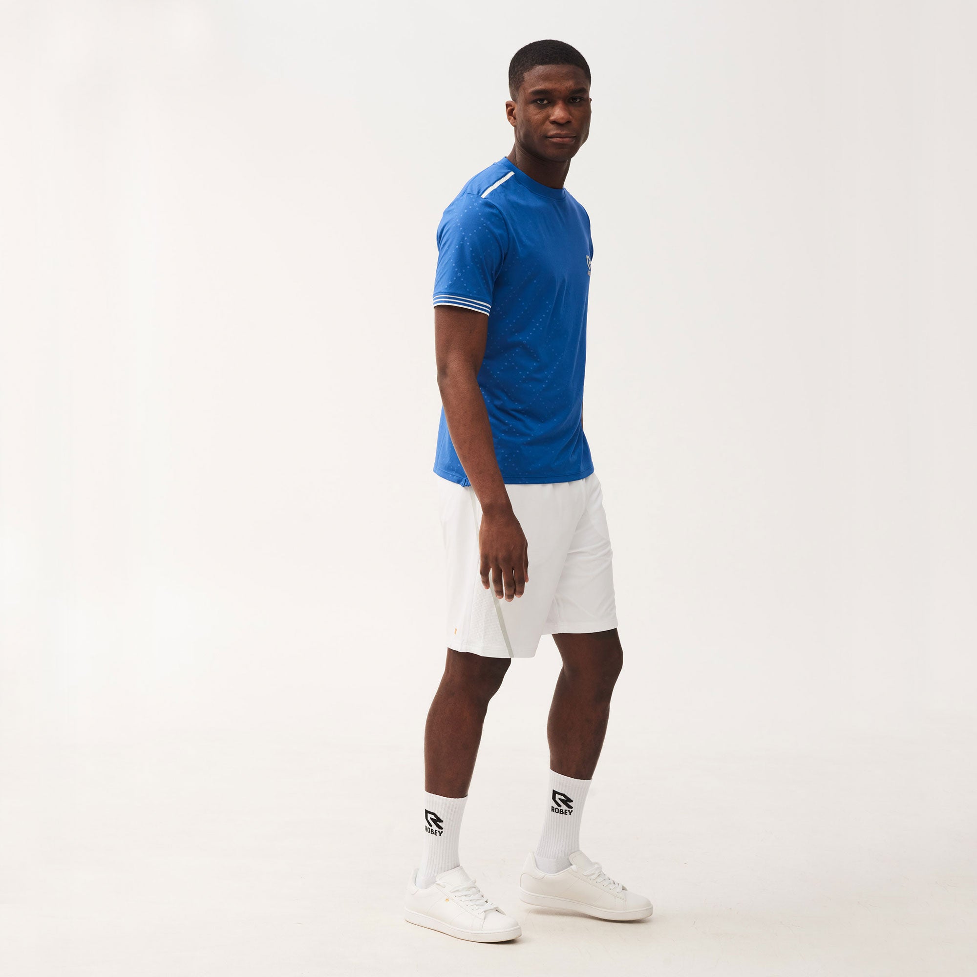 Robey Cross Men's Tennis Shirt Blue (4)