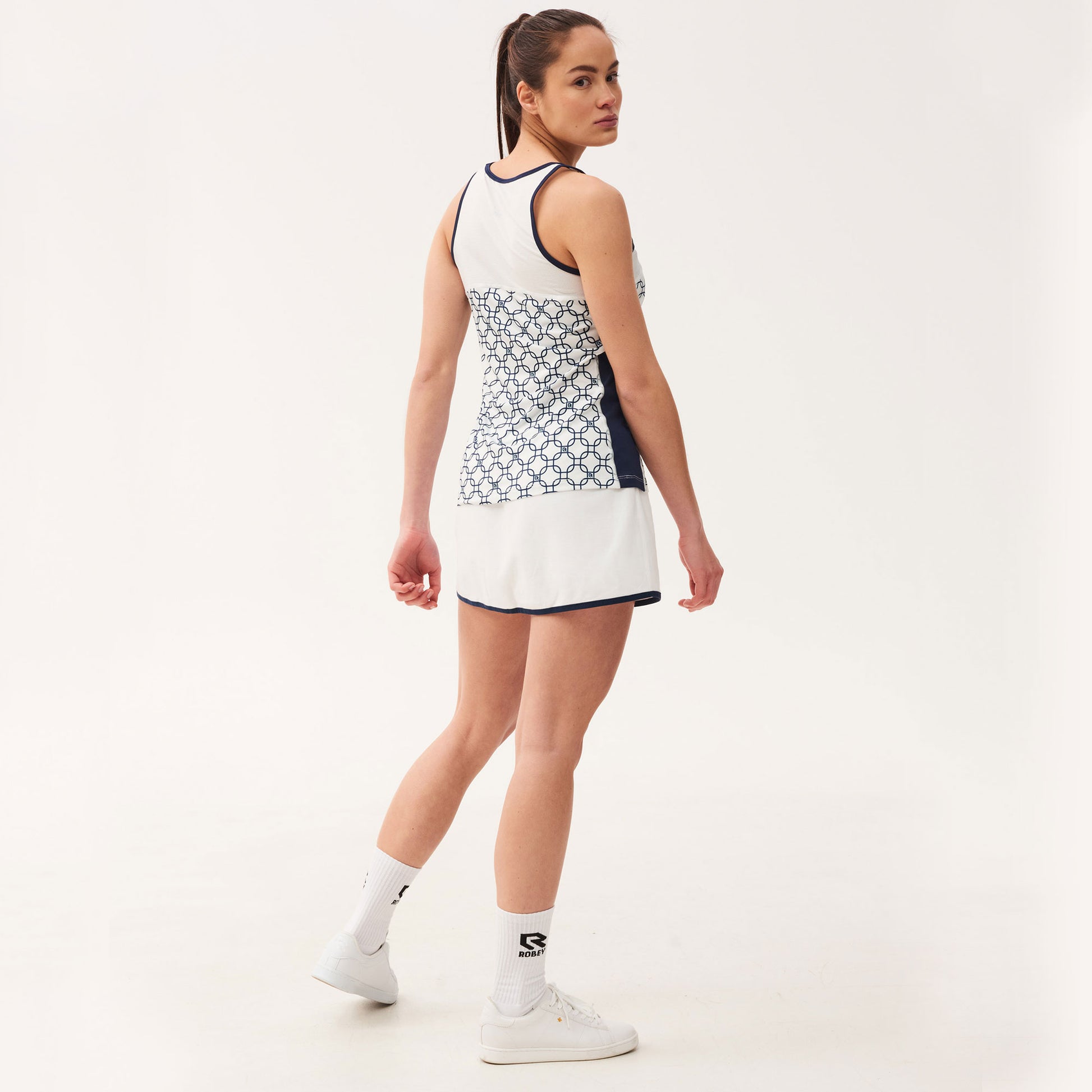 Robey Deuce Women's Wrap Tennis Skirt White (4)