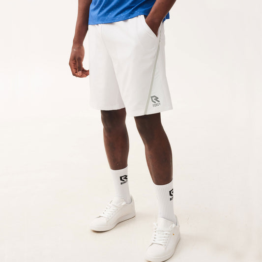 Robey Grip Men's 9-Inch Tennis Shorts White (1)