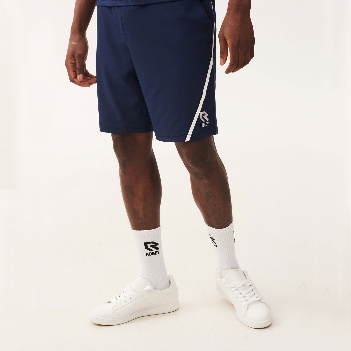 Robey Grip Men's 9-Inch Tennis Shorts Dark Blue (1)
