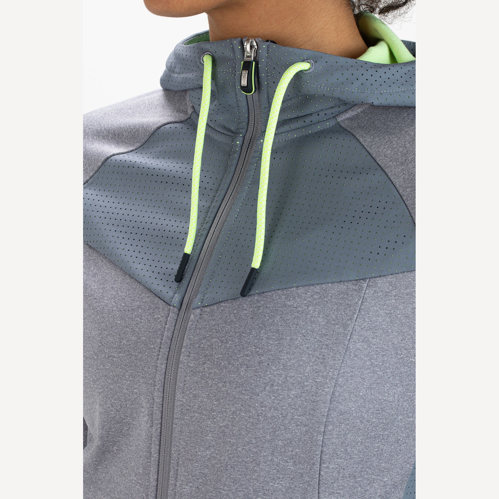 Sjeng Sports Atina Women's Hooded Tennis Jacket Grey (3)