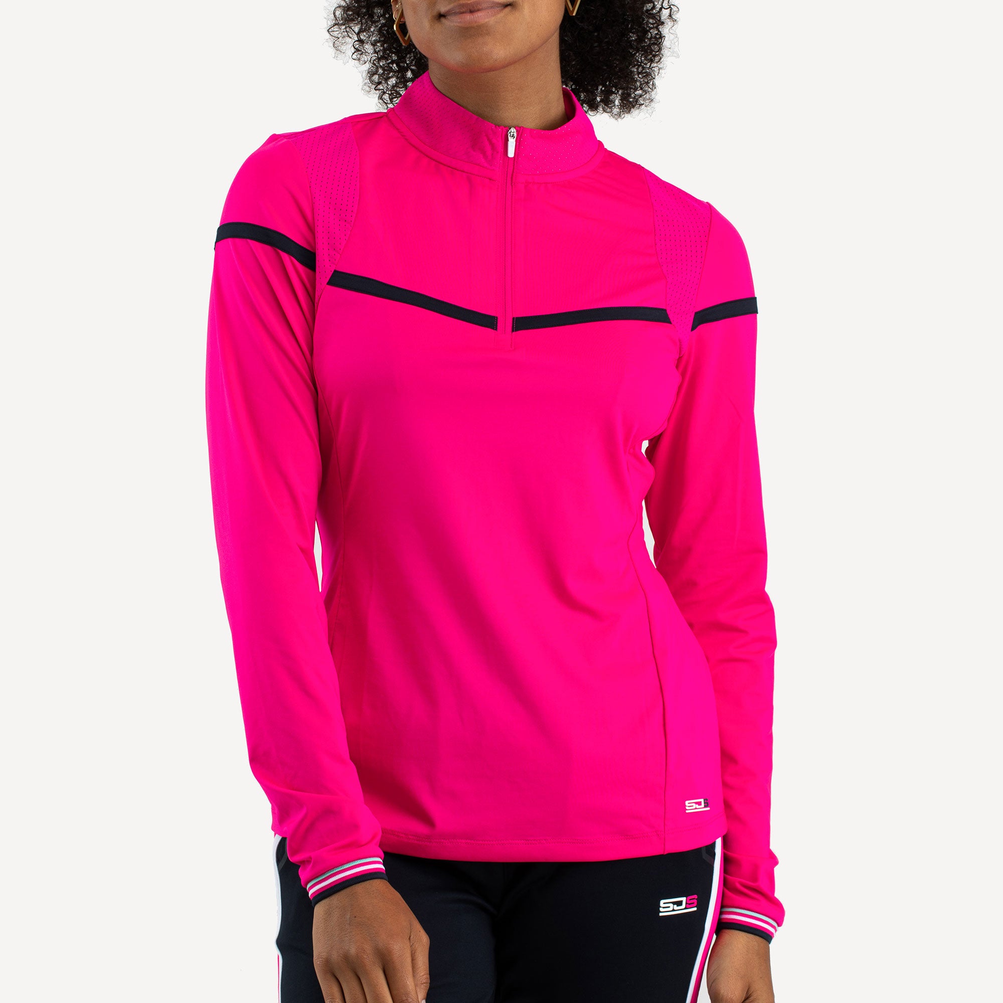 Sjeng Sports Celyn Women's Long-Sleeve Tennis Shirt Pink (1)