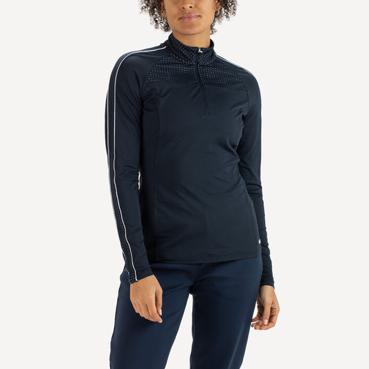 Sjeng Sports Clarine Women's Long-Sleeve Tennis Top Blue (1)