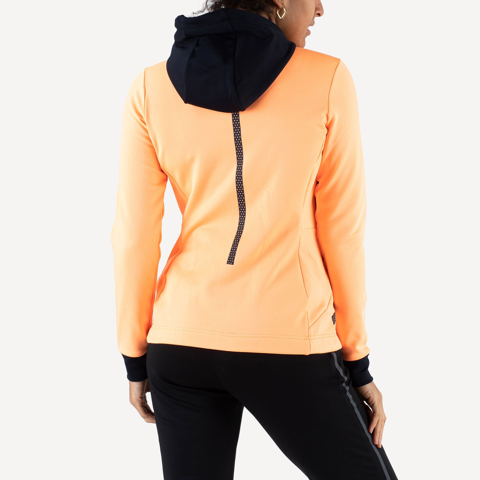 Sjeng Sports Giolla Women's Hooded Tennis Jacket Orange (2)