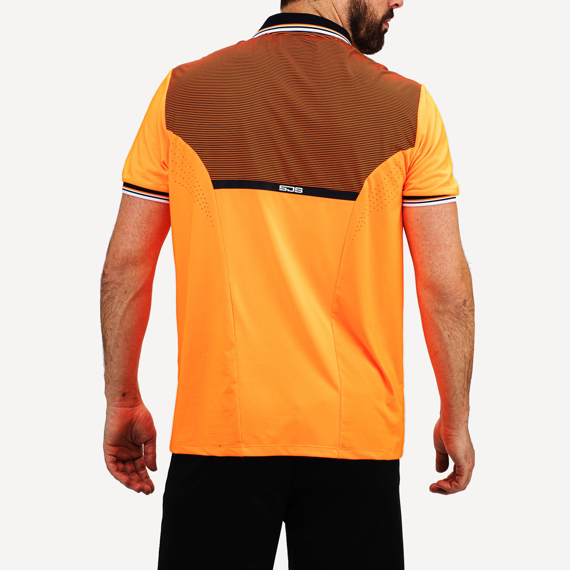 Sjeng Sports Grind Men's Tennis Polo Orange (2)