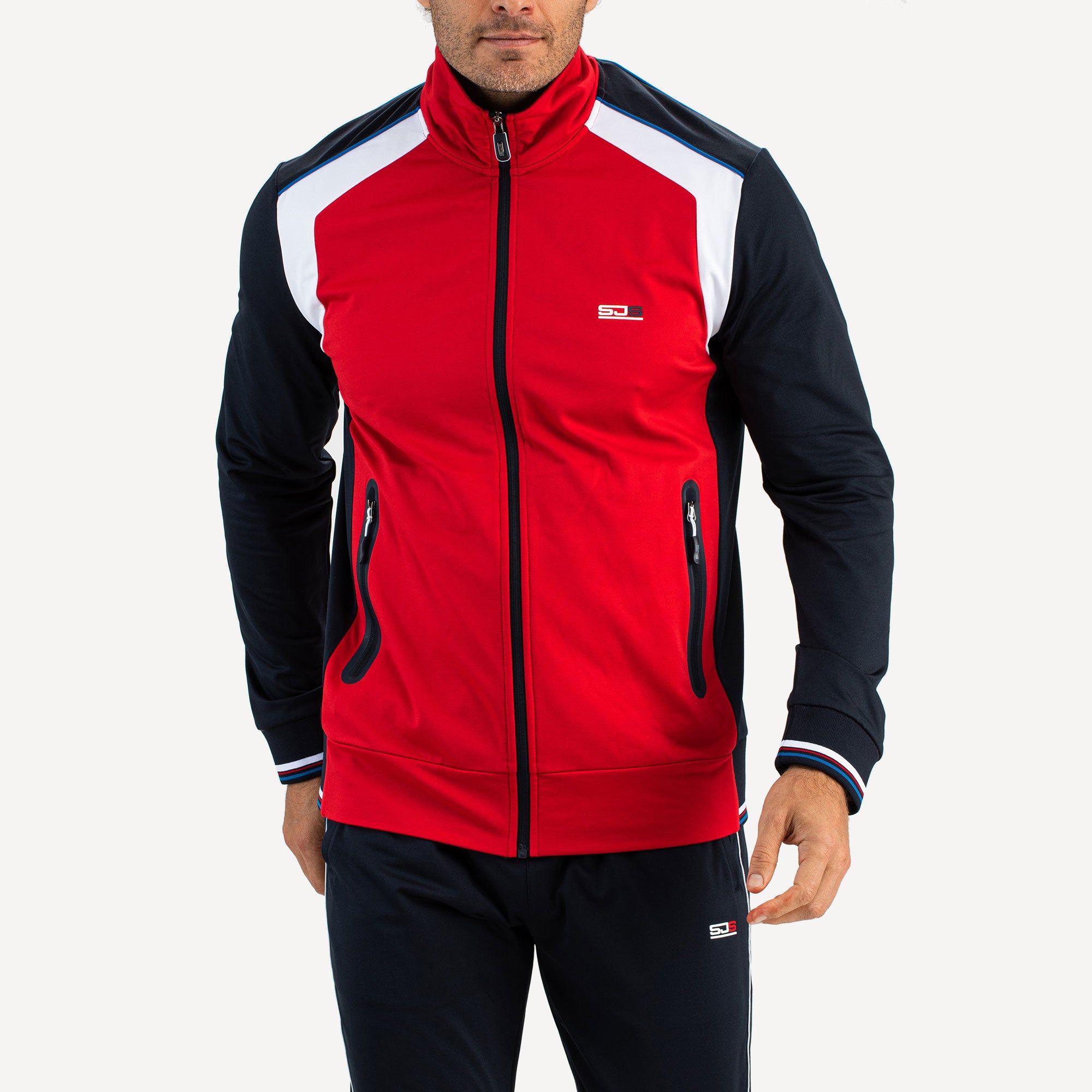 Sjeng Sports Iggy Men's Tennis Jacket Red (1)