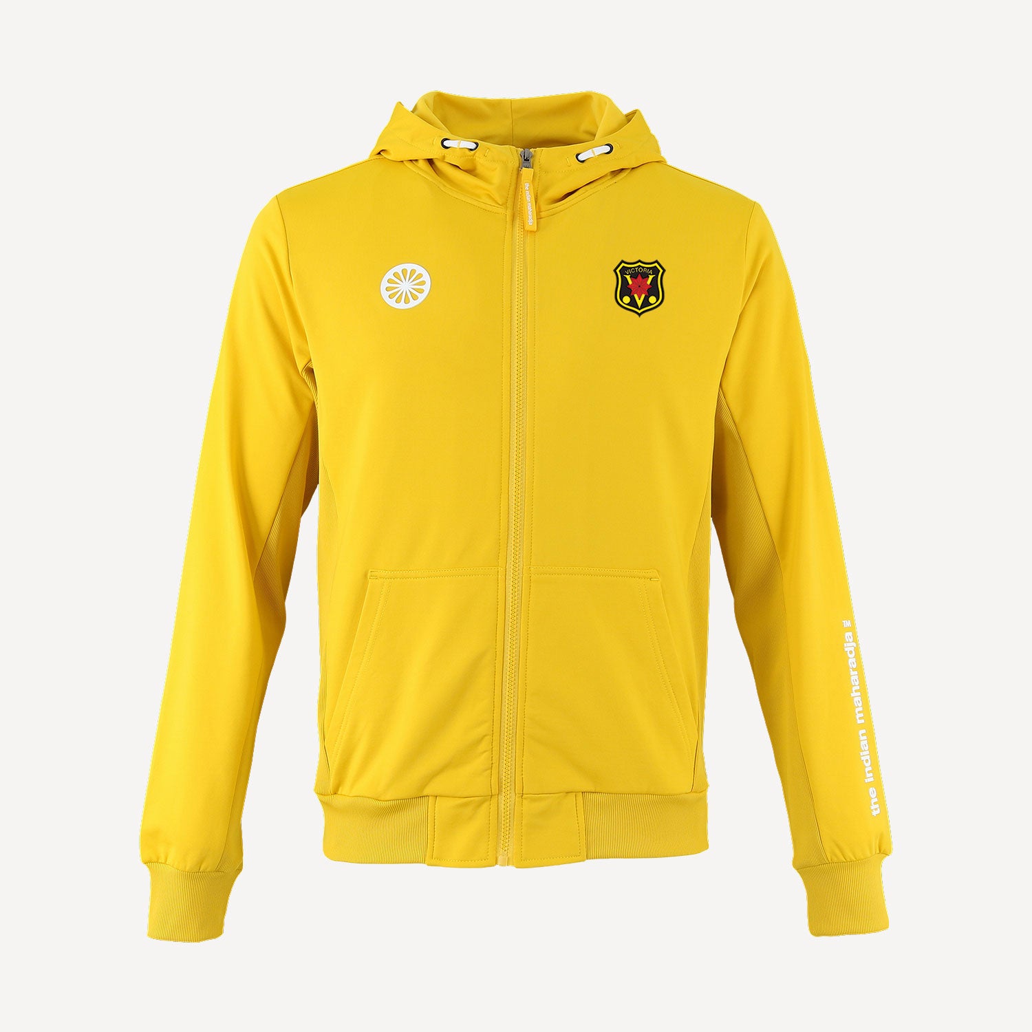 The Indian Maharadja Kadiri Kids' Hooded Tennis Jacket - TV Victoria Yellow (1)