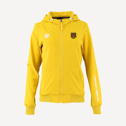 The Indian Maharadja Kadiri Women's Hooded Tennis Jacket - TV Victoria Yellow (1)