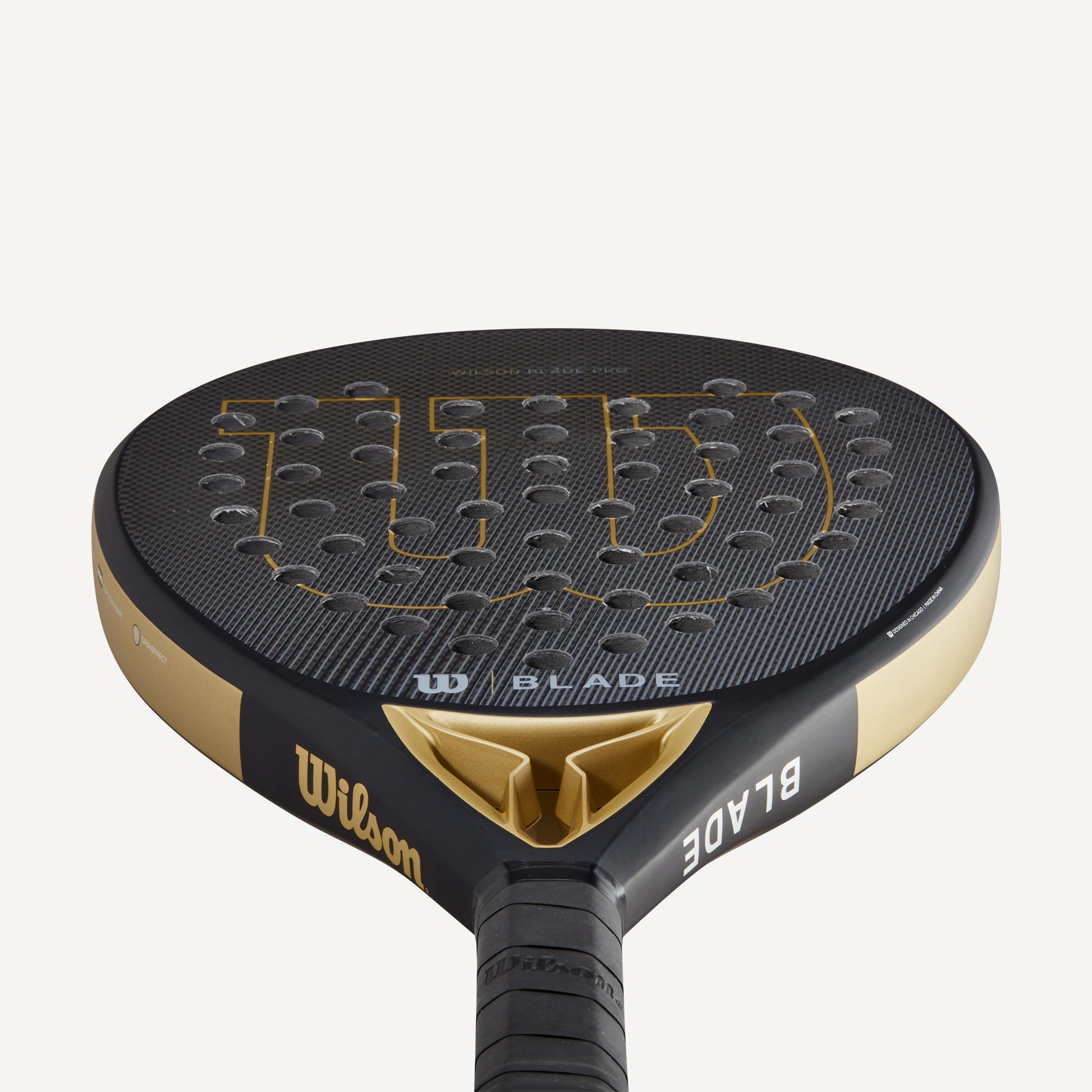 Wilson Blade Pro V2 Padel Racket Black/Gold (4)