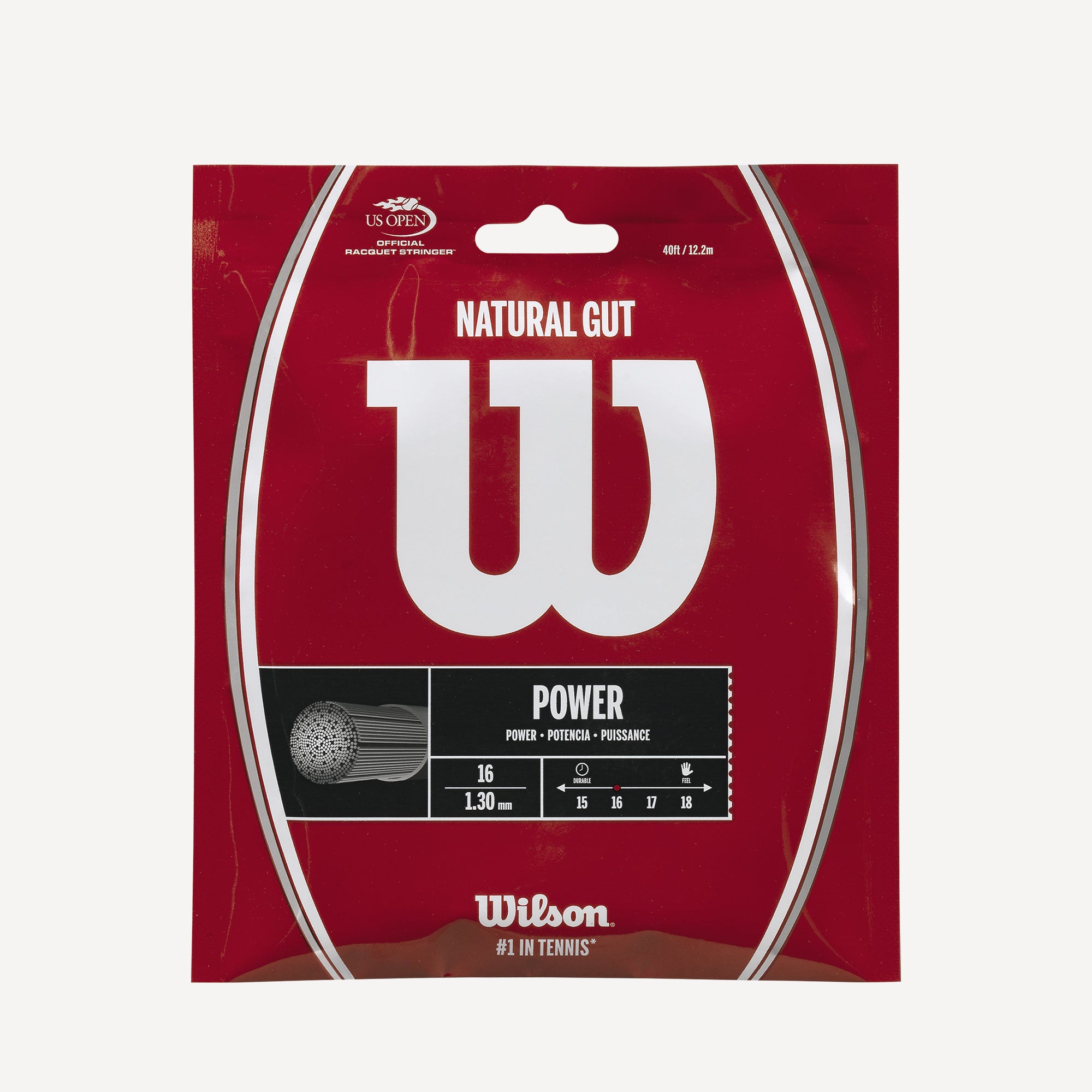 Wilson Natural Gut Tennis String Set 12m]