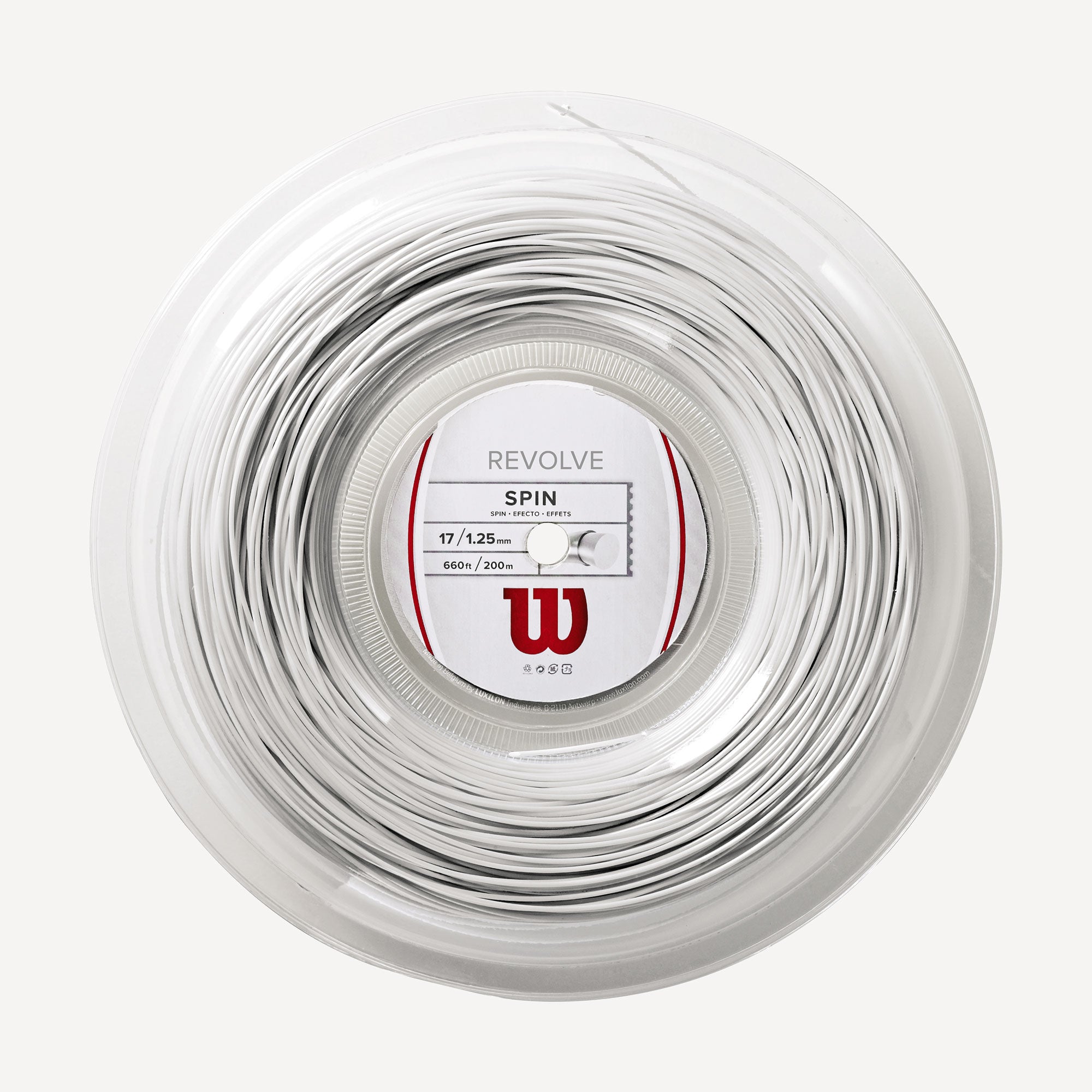 Wilson Revolve Tennis String Reel 200m White