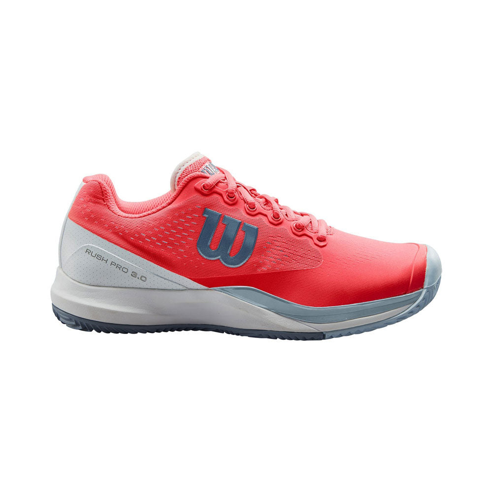 Wilson Rush Pro 3.0 Women's Clay Court Tennis Shoes Orange (1)