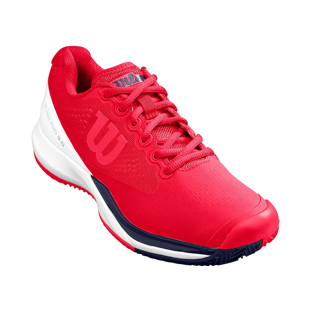 Wilson Rush Pro 3.0 Women's Clay Court Tennis Shoes Pink (3)