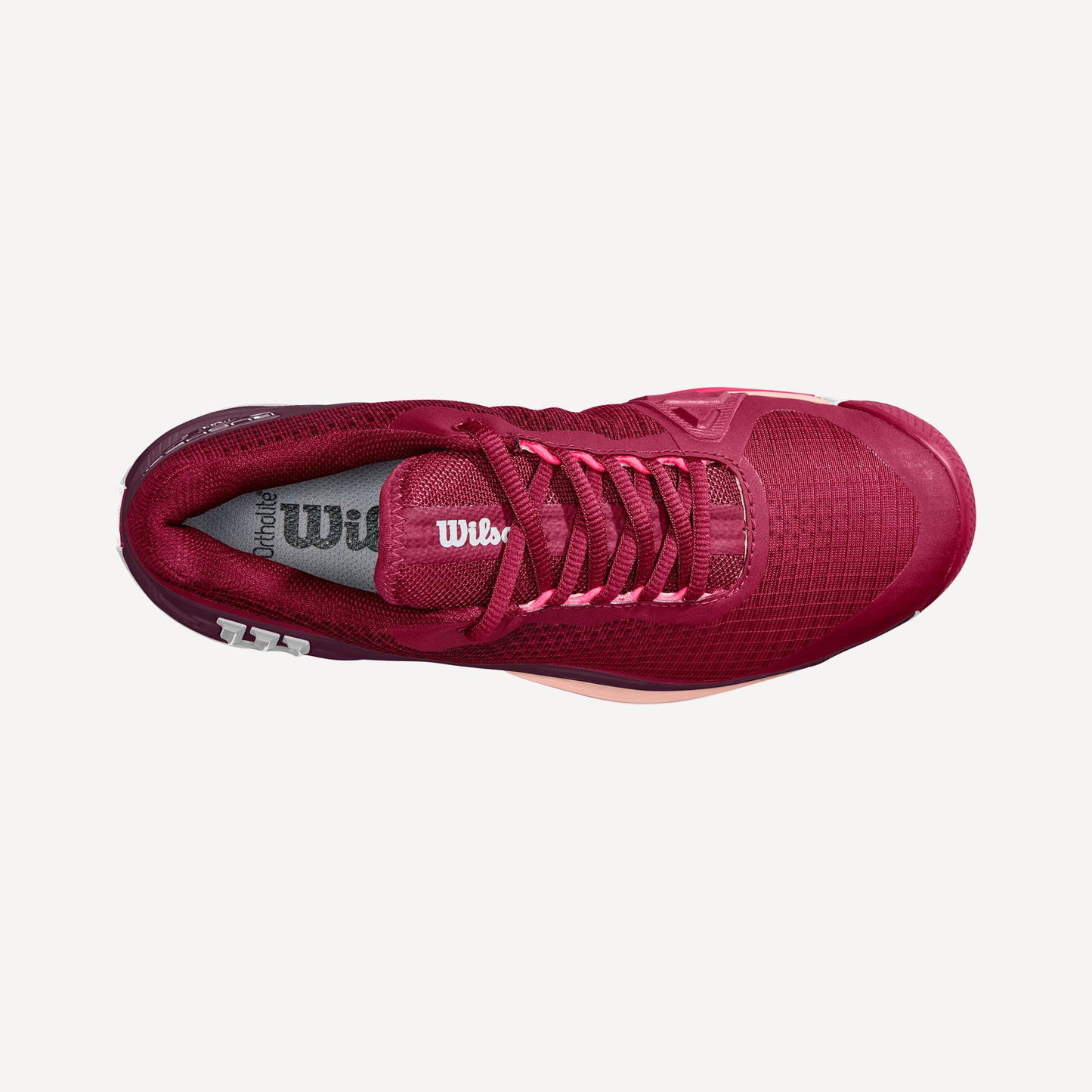 Wilson Rush Pro 4.0 Women's Clay Court Tennis Shoes Red (6)