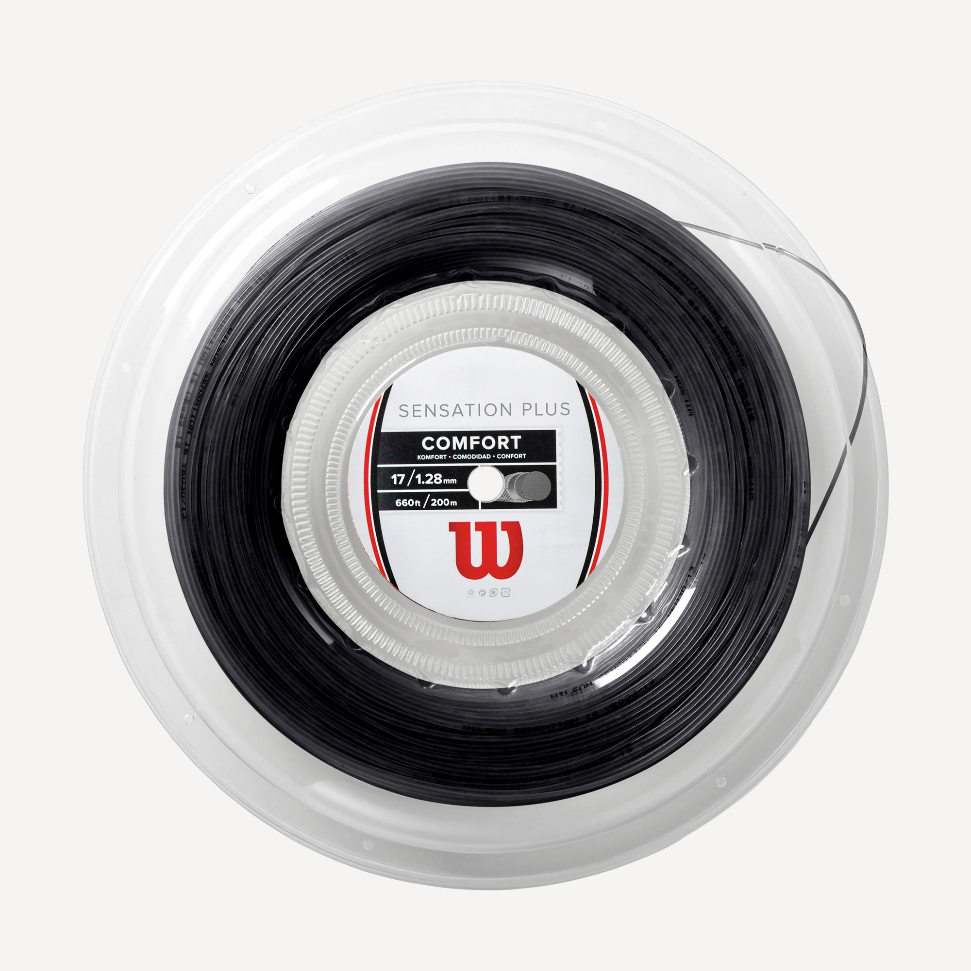 Wilson Sensation Plus Tennis String Reel 200m Black