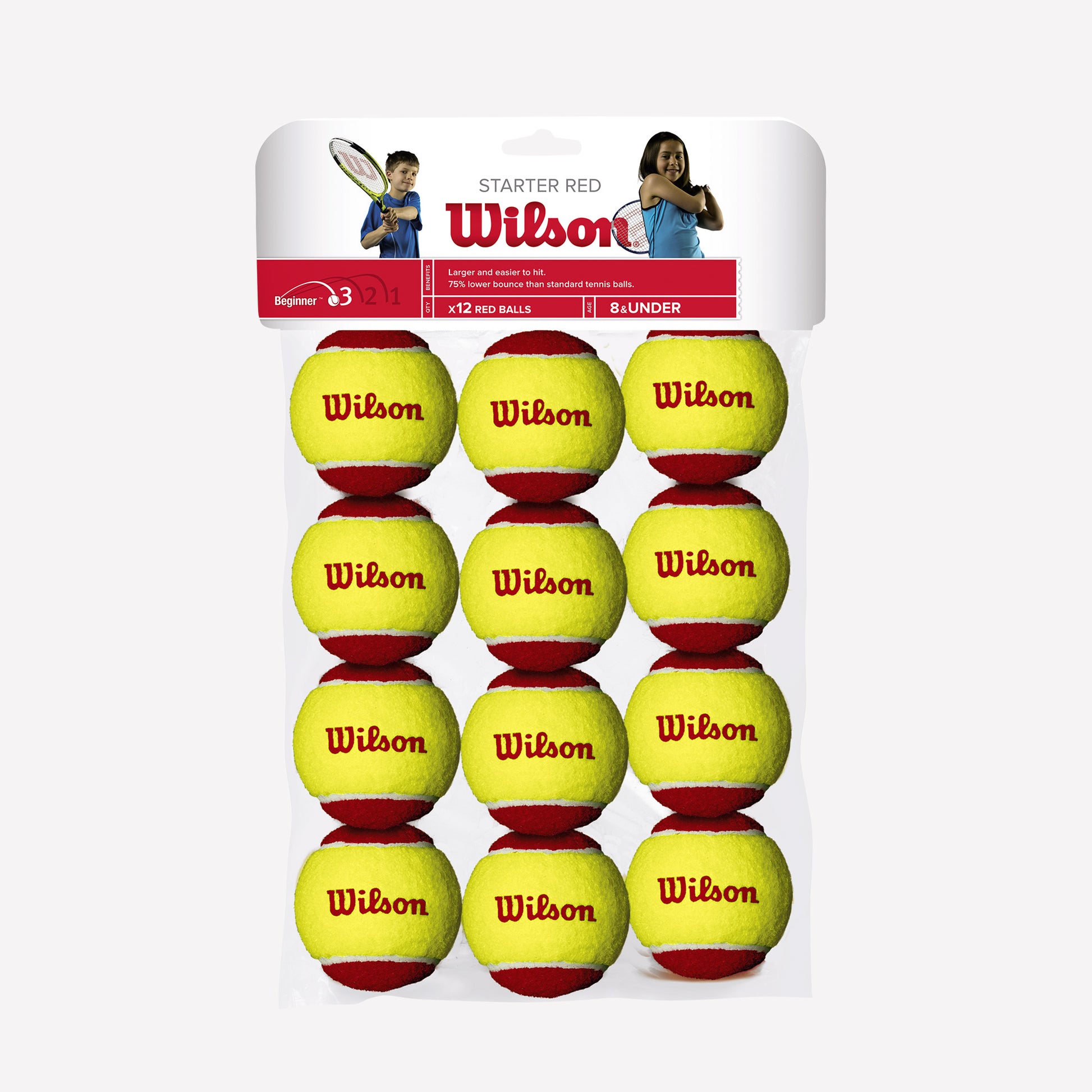 Wilson Starter Red 12 Tennis Balls 1