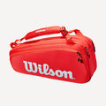 Wilson Super Tour 6 Pack Tennis Bag Red (1)