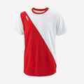 Wilson Team 2 Boys' Angle Tennis Shirt Red (1)
