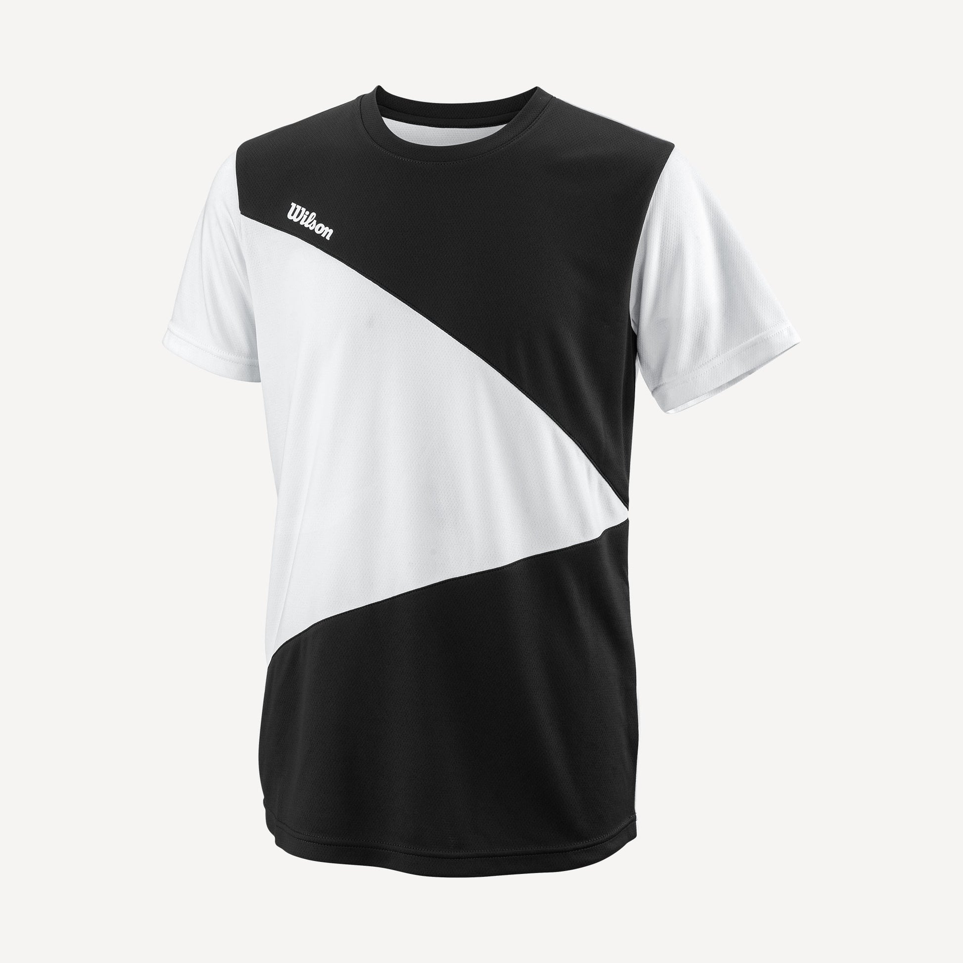 Wilson Team 2 Boys' Triangle Tennis Shirt Black (1)