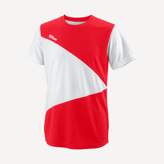 Wilson Team 2 Boys' Triangle Tennis Shirt Red (1)