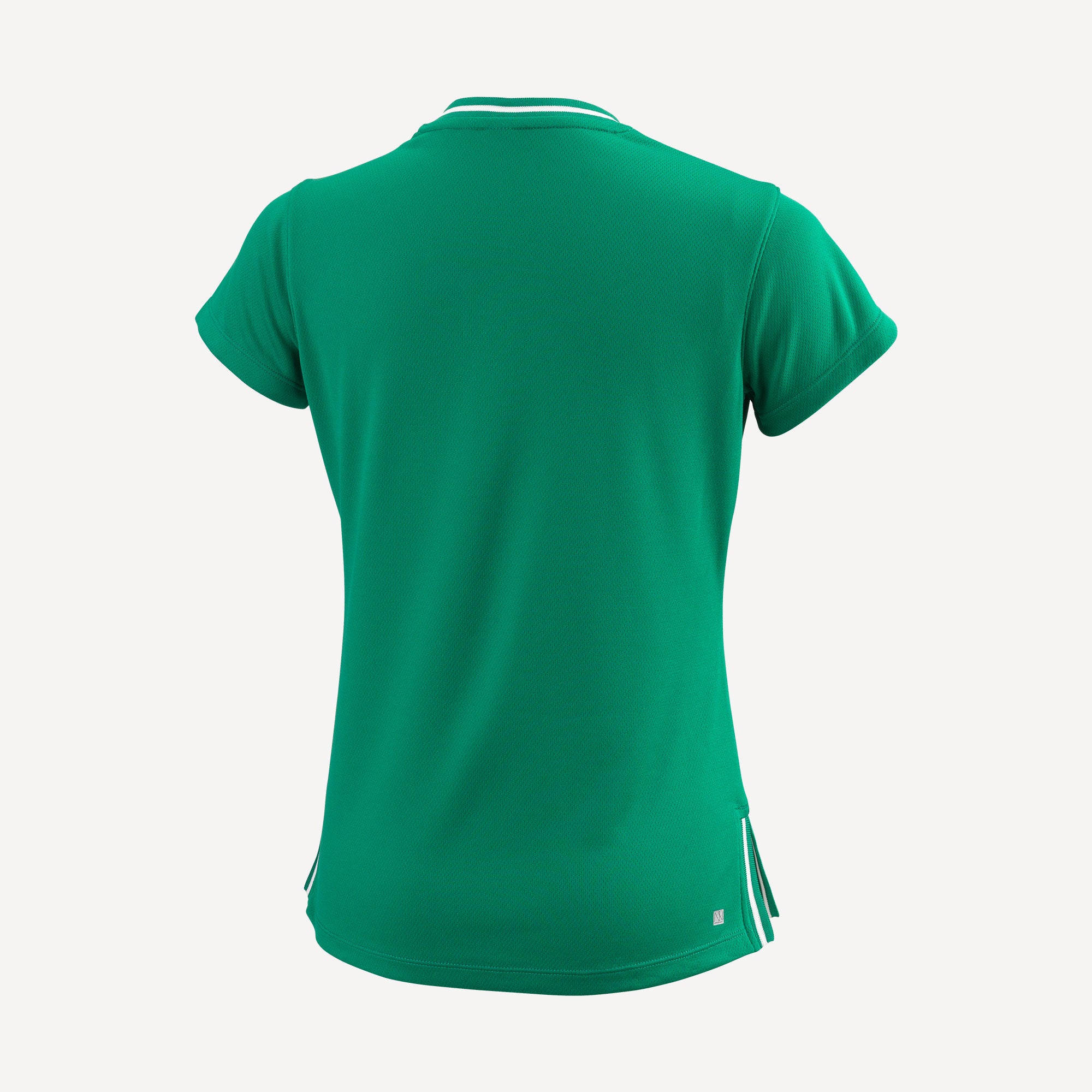 Wilson Team 2 Girls' V-Neck Tennis Shirt Green (2)