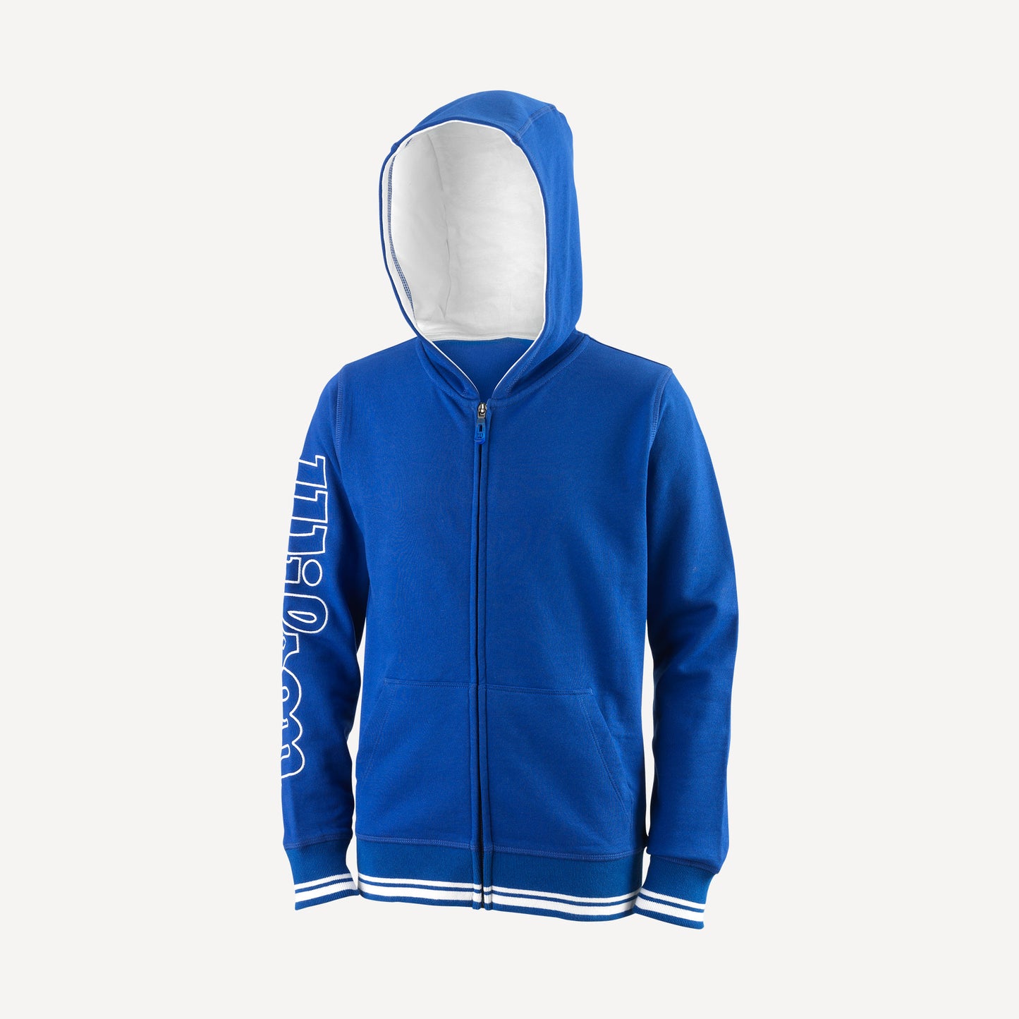 Wilson Team 2 Kids' Full-Zip Tennis Hoodie Blue (1)