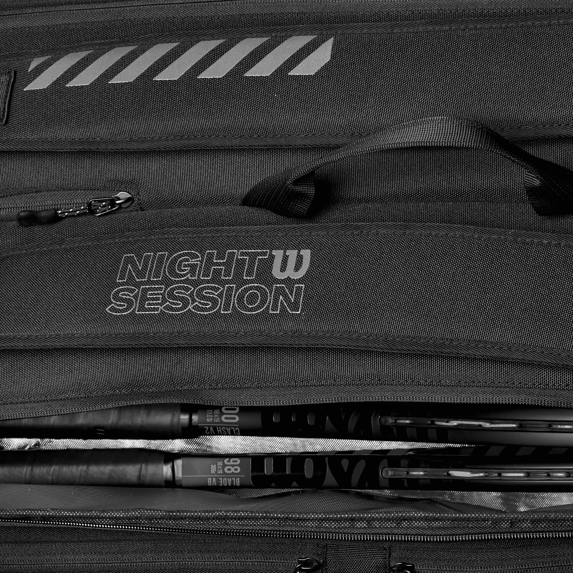 Wilson Tour 12 Pack Night Session Tennis Bag Black (6)