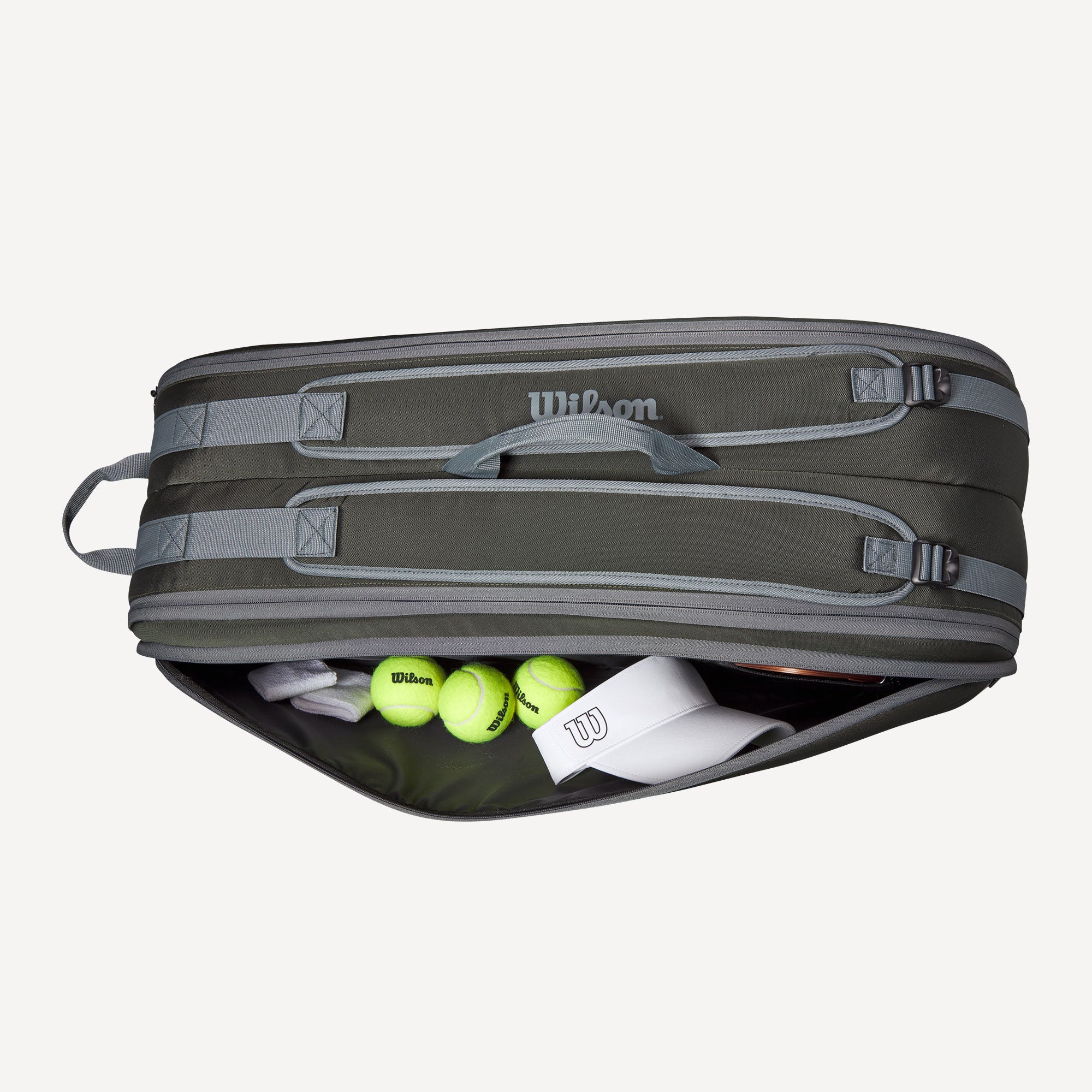 Wilson Tour 6 Pack Tennis Racket Bag Green (5)